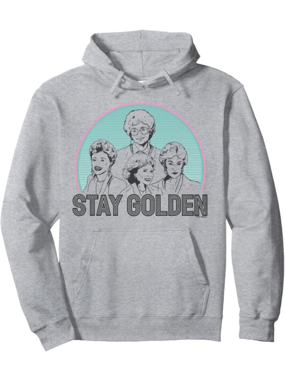 Stay Golden Pullover Hoodie - Cozy, Fun Graphic Sweatshirt for Fans